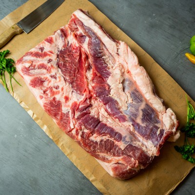 Свинина ребрышки мясные 900 г - купить в Каплановке