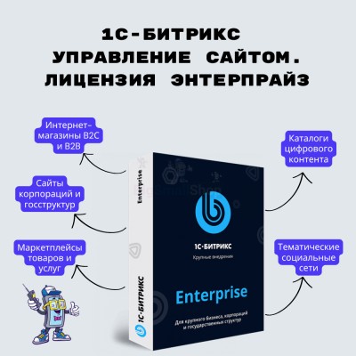 1С-Битрикс: Управление сайтом. Лицензия Энтерпрайз - купить в Каплановке
